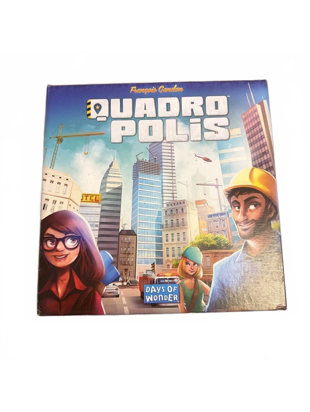 QUADROPOLIS Board Game 100% COMPLETE 2016 MULTI AWARD NOMINEE